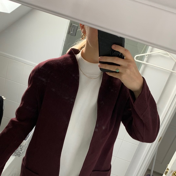 Plum Peacoat - Picture 6 of 6